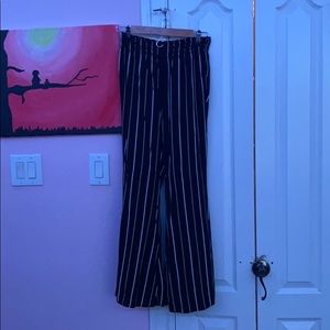 Striped Forever 21 pants